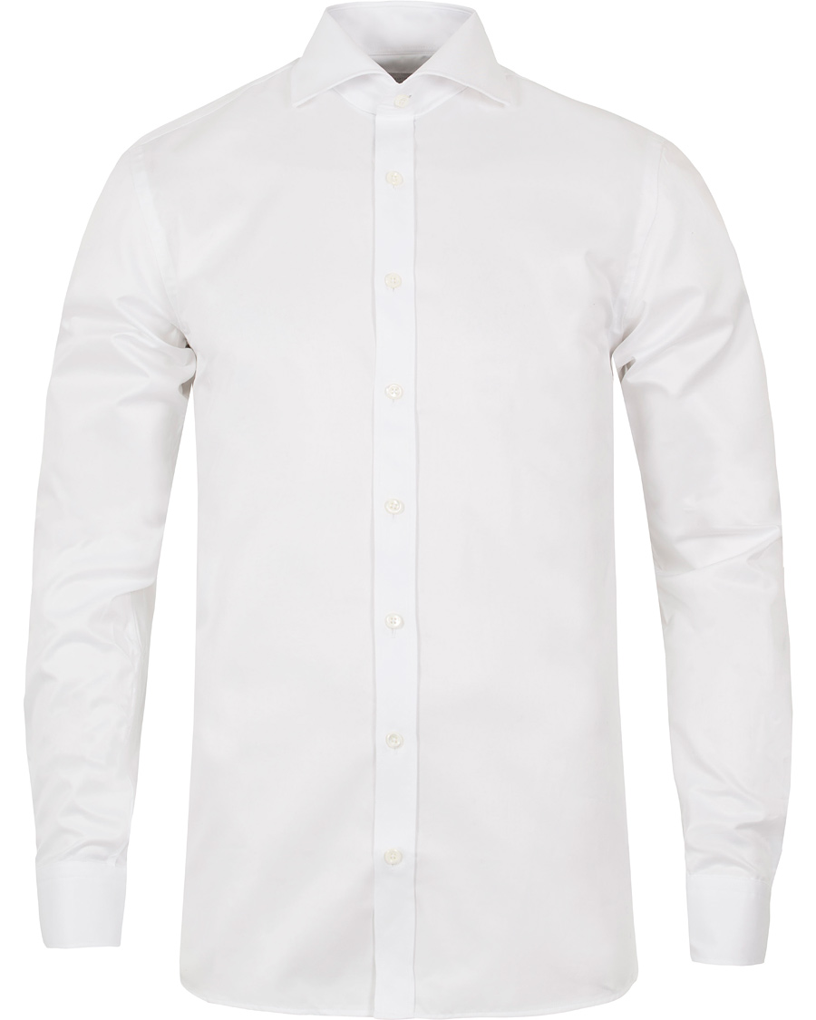 Herr | Skjortor | Oscar Jacobson | Hobson Slim Fit Shirt White