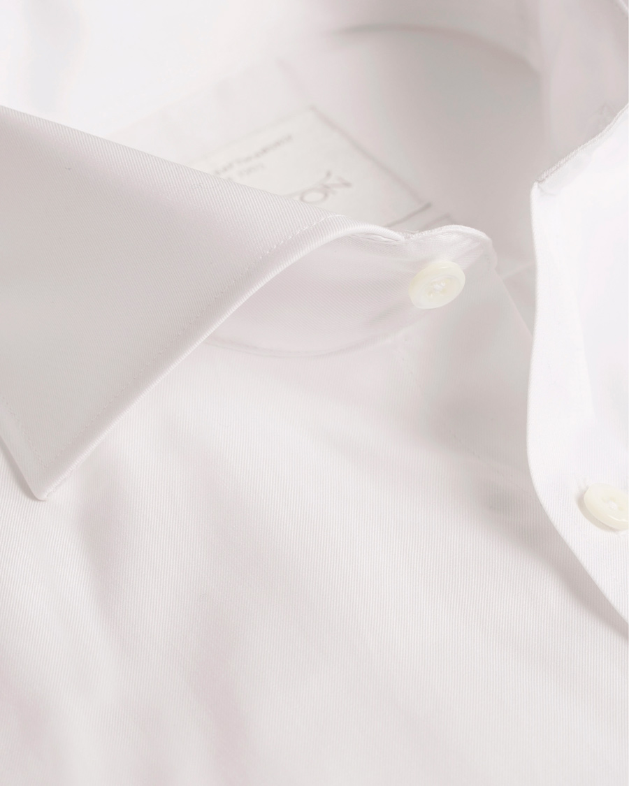 Herr | Skjortor | Oscar Jacobson | Hobson Slim Fit Shirt White