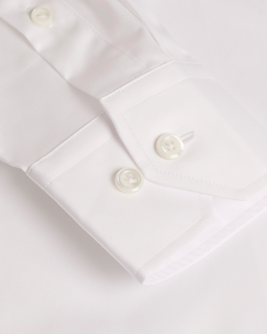 Herr | Skjortor | Oscar Jacobson | Hobson Slim Fit Shirt White