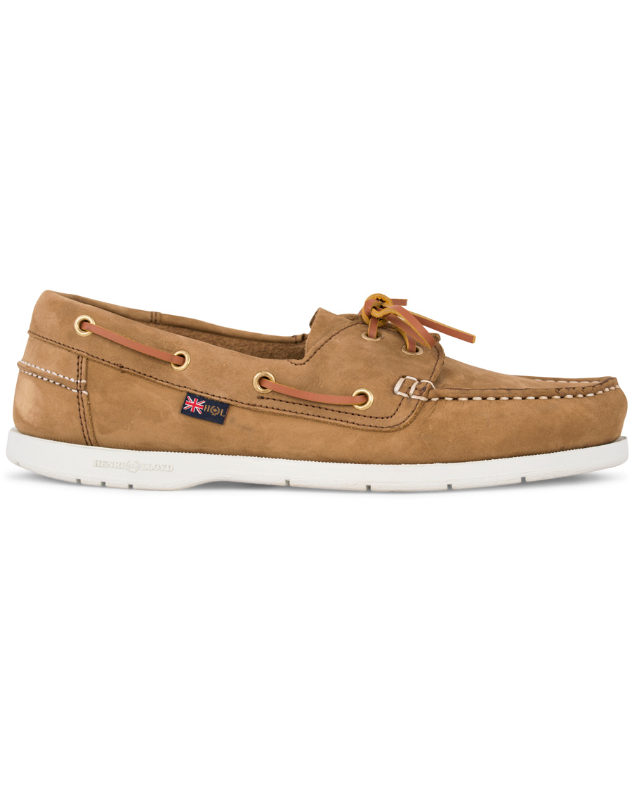 Herr | Henri Lloyd Arkansa Boat Shoe Brown Nubuck | Henri-Lloyd | Henri Lloyd Arkansa Boat Shoe Brown Nubuck