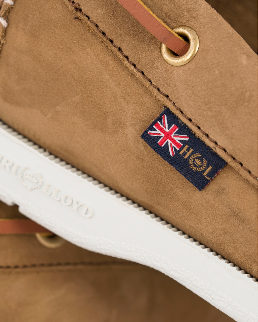 Herr | Henri Lloyd Arkansa Boat Shoe Brown Nubuck | Henri-Lloyd | Henri Lloyd Arkansa Boat Shoe Brown Nubuck