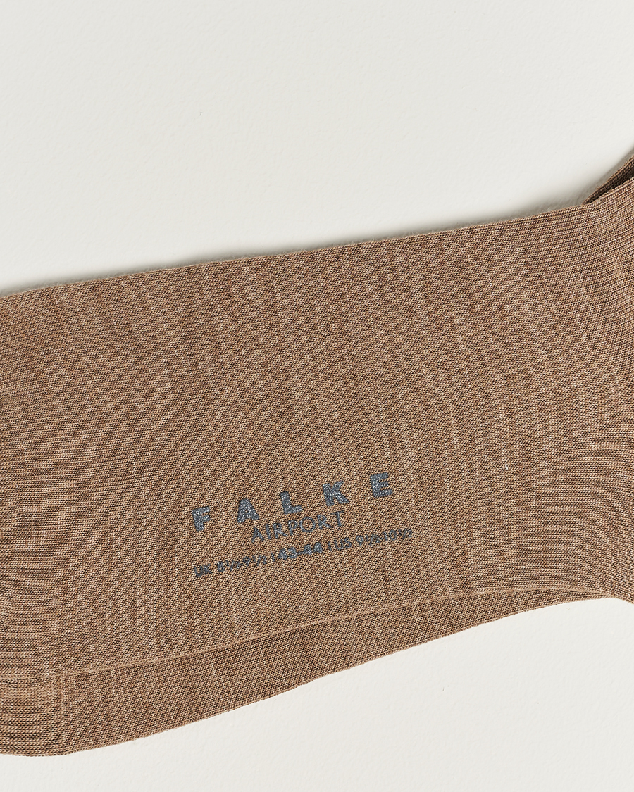 Herr | Vanliga strumpor | Falke | Airport Socks Nutmeg Melange