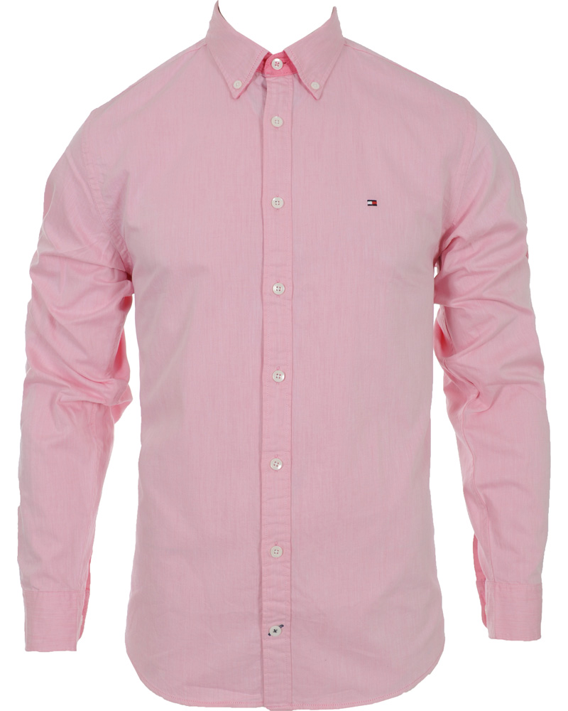 Herr | Skjortor | Tommy Hilfiger | Two Tone New York Fit Shirt Pink