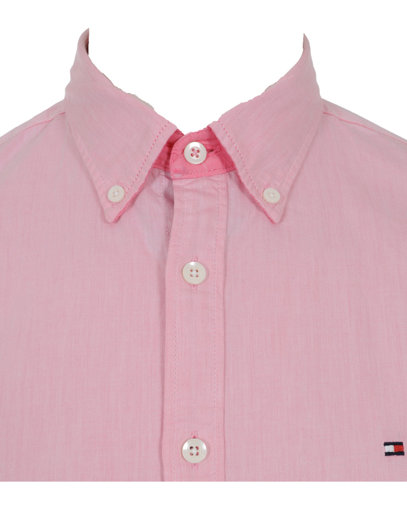 Herr | Skjortor | Tommy Hilfiger | Two Tone New York Fit Shirt Pink