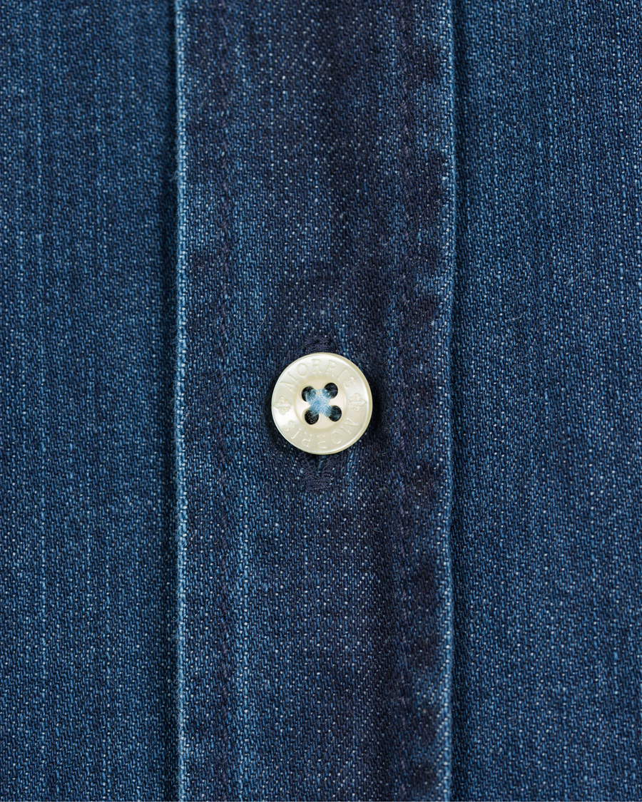 Herr | Skjortor | Morris | Cary Grant Denim Shirt Navy L