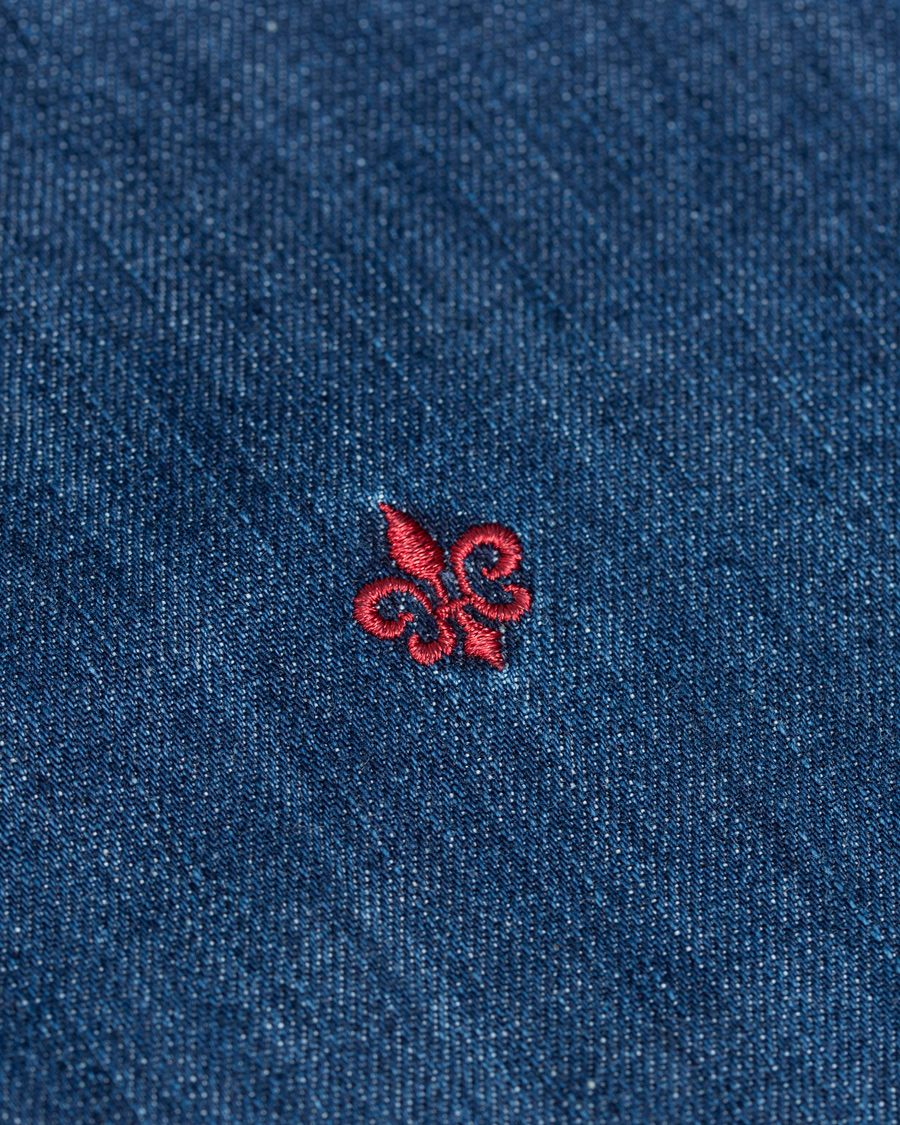 Herr | Skjortor | Morris | Cary Grant Denim Shirt Navy L