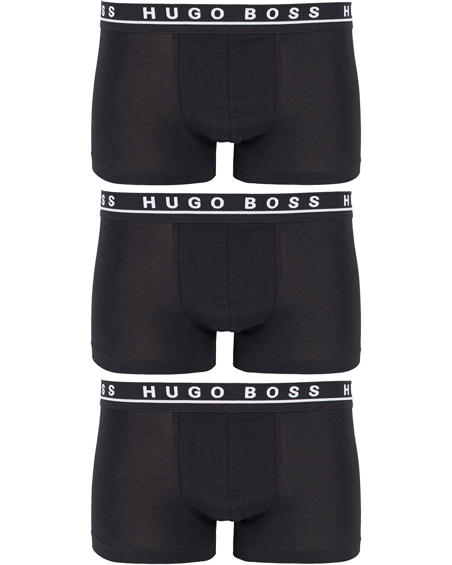 Herr | Underkläder | BOSS BLACK | BOSS 3-Pack Trunk Boxer Shorts Black