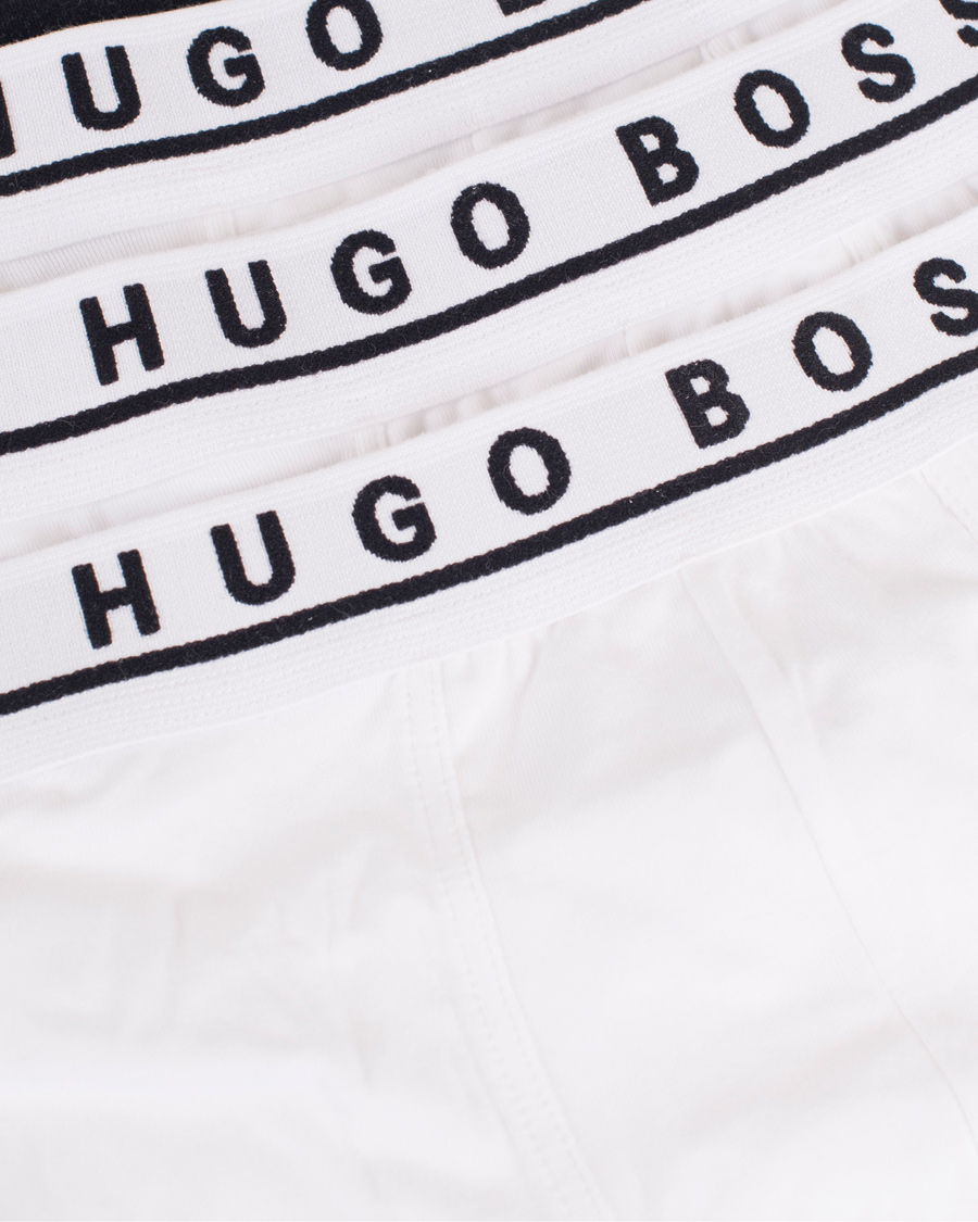 Herr | Underkläder | BOSS BLACK | BOSS 3-Pack Trunk Boxer Shorts White