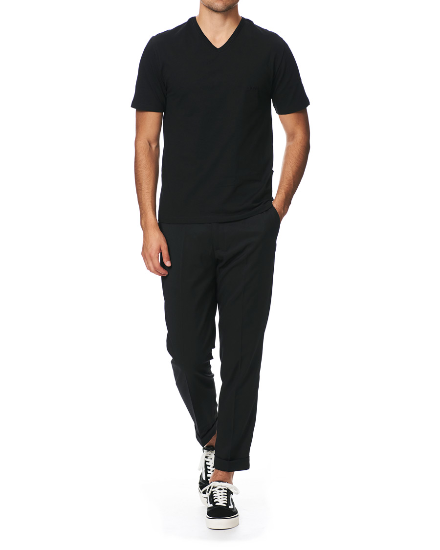 Herr | T-Shirts | BOSS BLACK | BOSS 3-Pack V-Neck T-Shirt Black