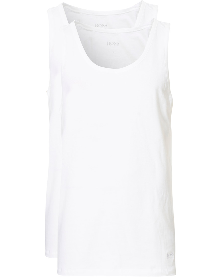 Herr | T-Shirts | BOSS BLACK | BOSS 3-Pack Tank Top White