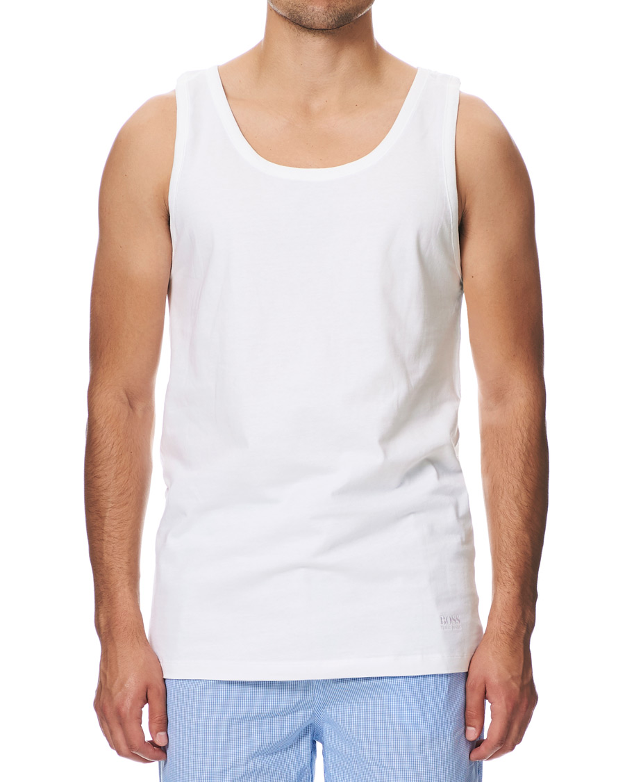 Herr | T-Shirts | BOSS BLACK | BOSS 3-Pack Tank Top White