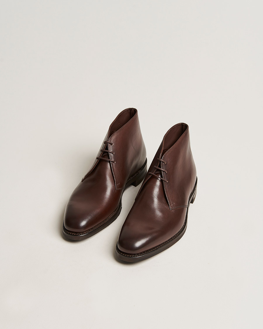 Herr | Handgjorda Skor | Loake 1880 | Pimlico Chukka Boot Dark Brown Calf