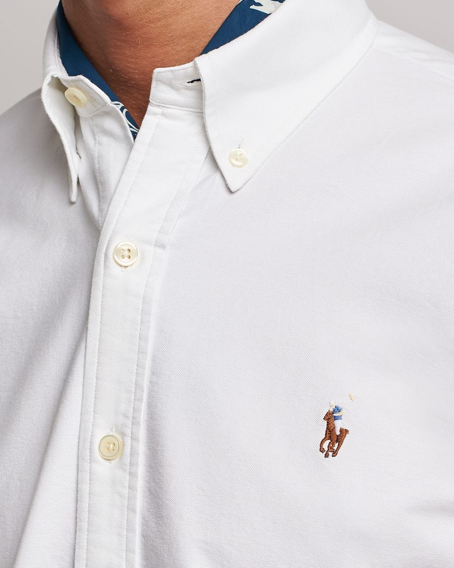 Herr | Polo Ralph Lauren Custom Fit Shirt Oxford White | Polo Ralph Lauren | Custom Fit Shirt Oxford White