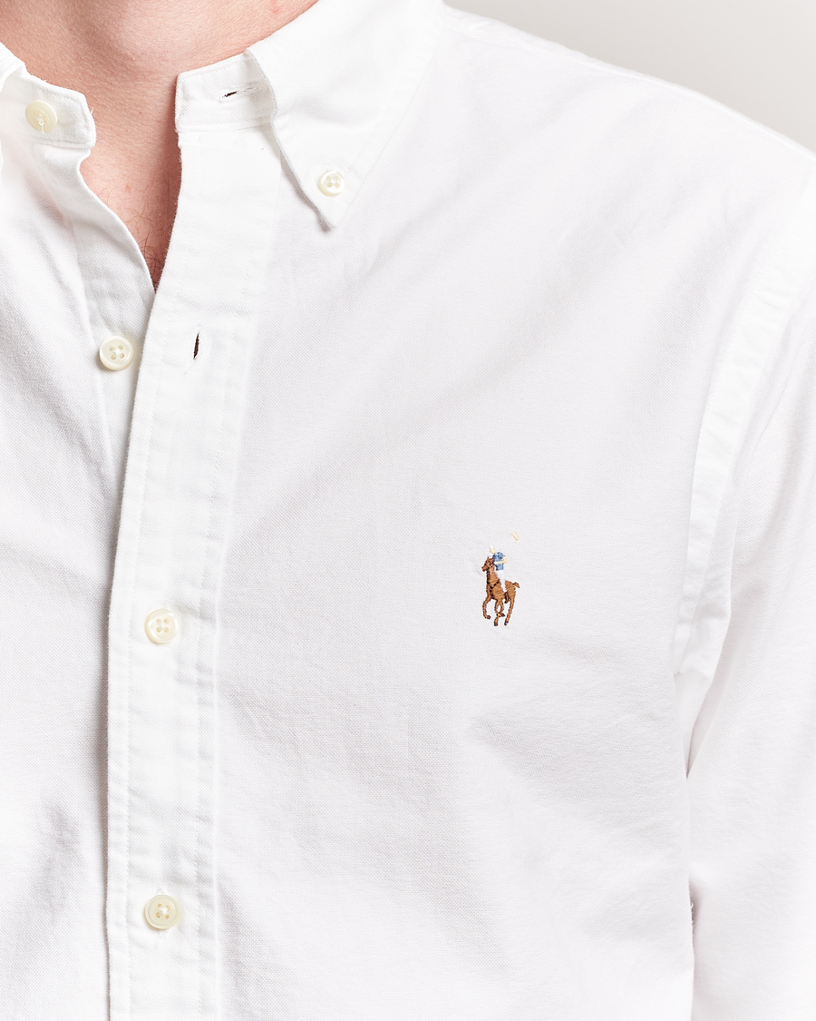 Herr | Skjortor | Polo Ralph Lauren | Custom Fit Oxford Shirt White