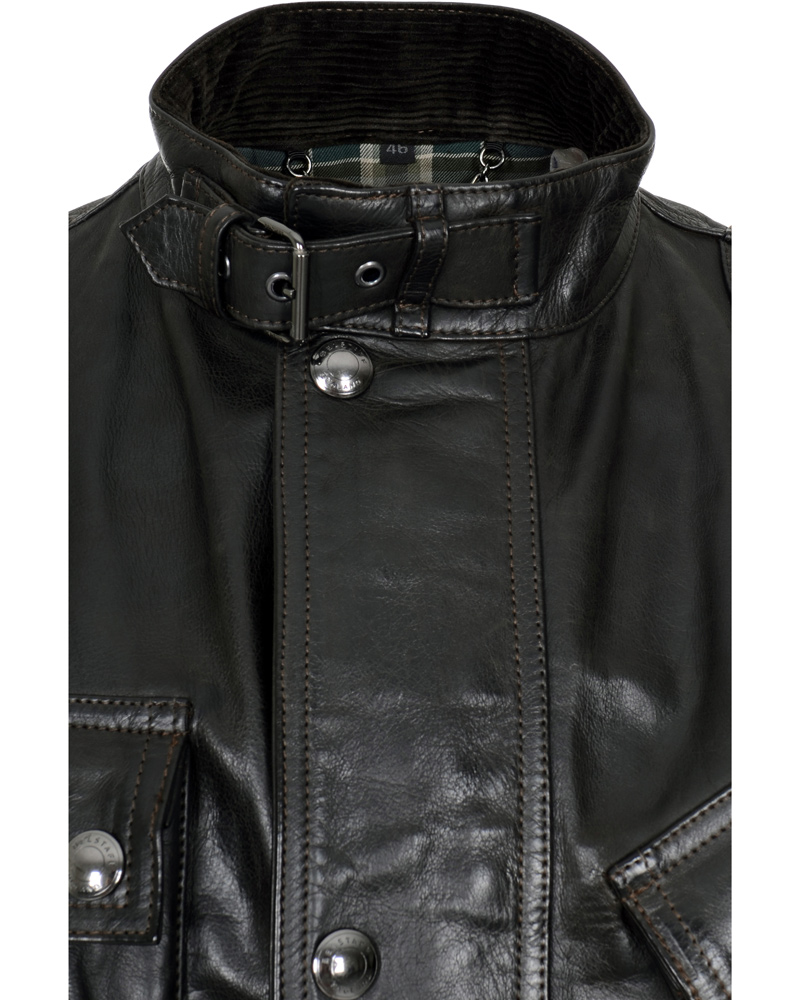 Herr | Jackor | Belstaff | Panther 4 Pocket Belted Leather Jacket Black