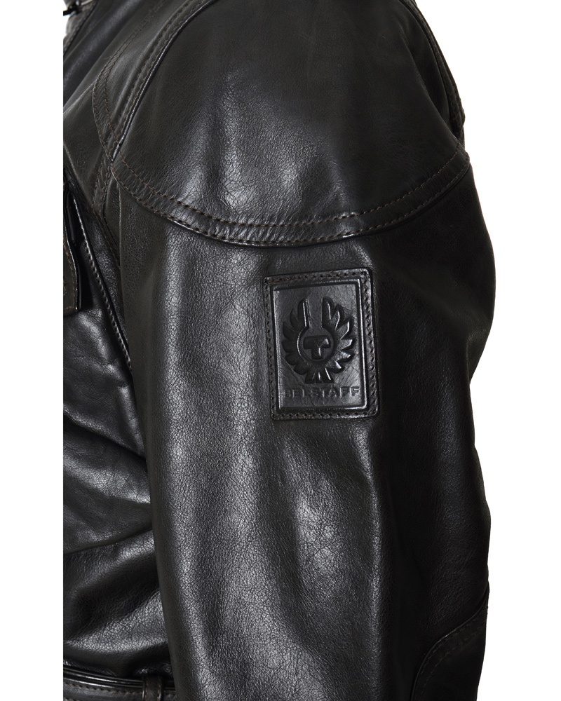 Herr | Jackor | Belstaff | Panther 4 Pocket Belted Leather Jacket Black