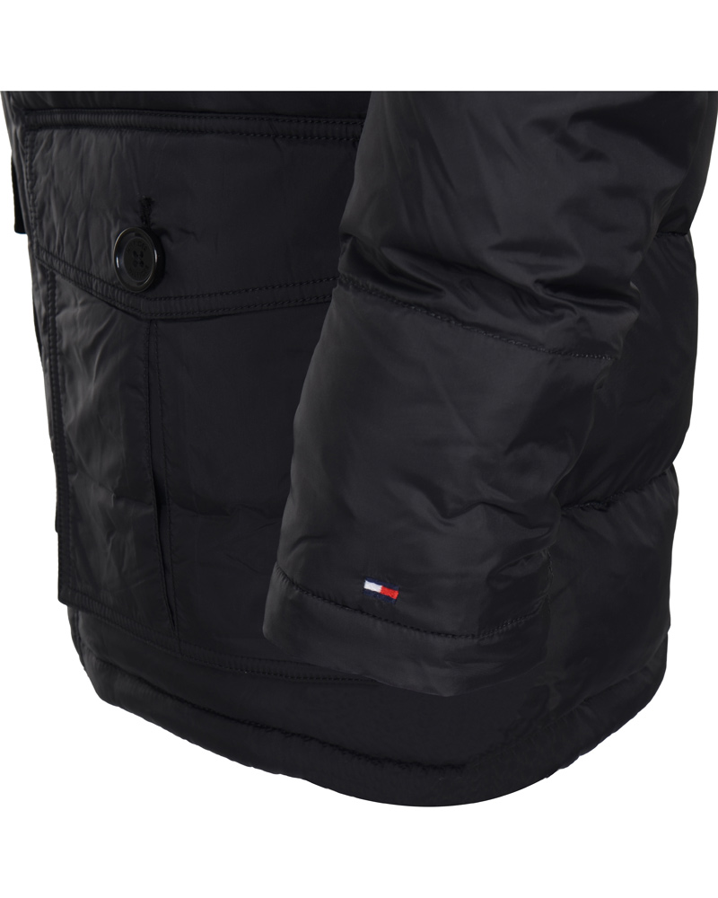 Herr | Jackor | Tommy Hilfiger | New Hudson Down Parka Flag Black