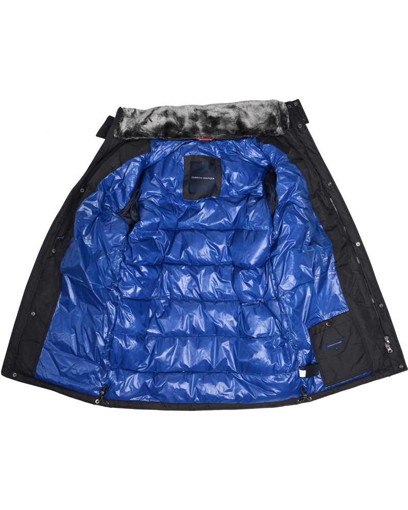 Herr | Jackor | Tommy Hilfiger | New Hudson Down Parka Flag Black