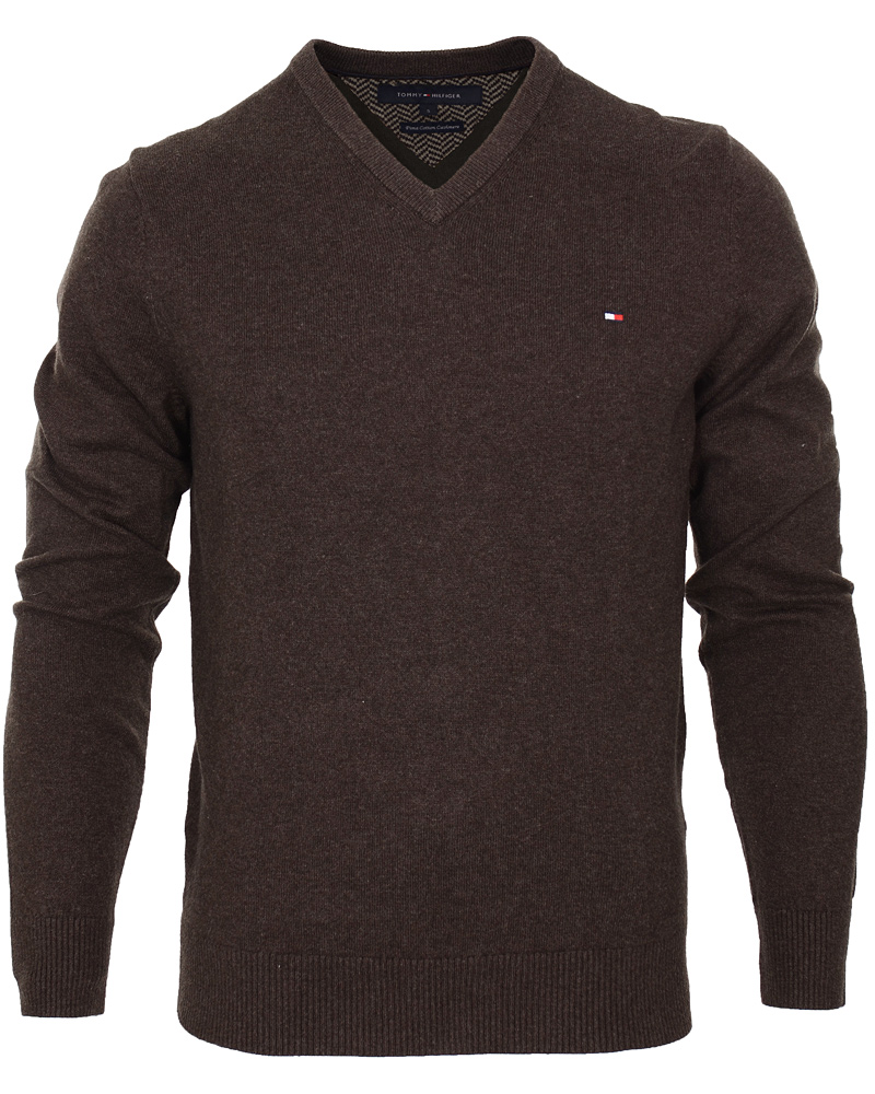 Herr | Tröjor | Tommy Hilfiger | Pima Cotton Cashmere Pullover After Dark
