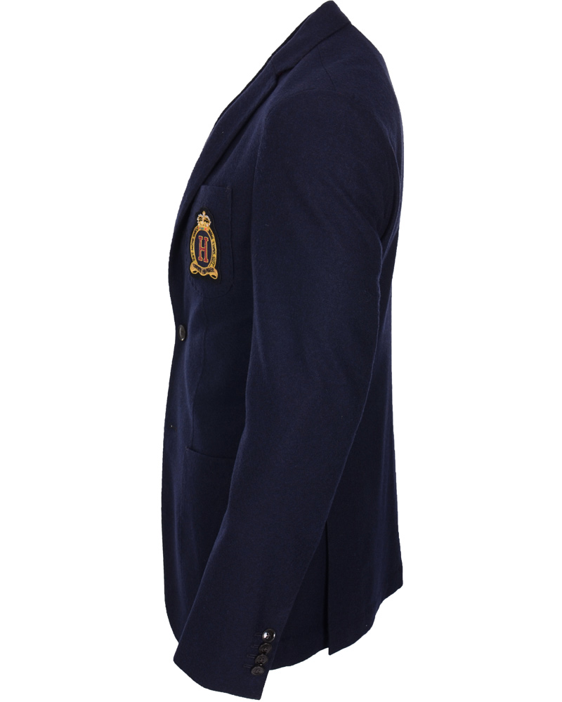 Herr | Kavajer | Tommy Hilfiger | Badge Flanel Alaster Blazer Midnight