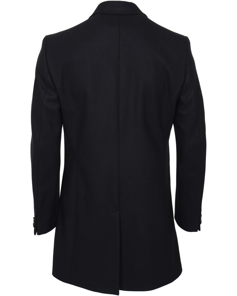 Herr | Jackor | J.Lindeberg | Wolger Compact Melton Coat Black