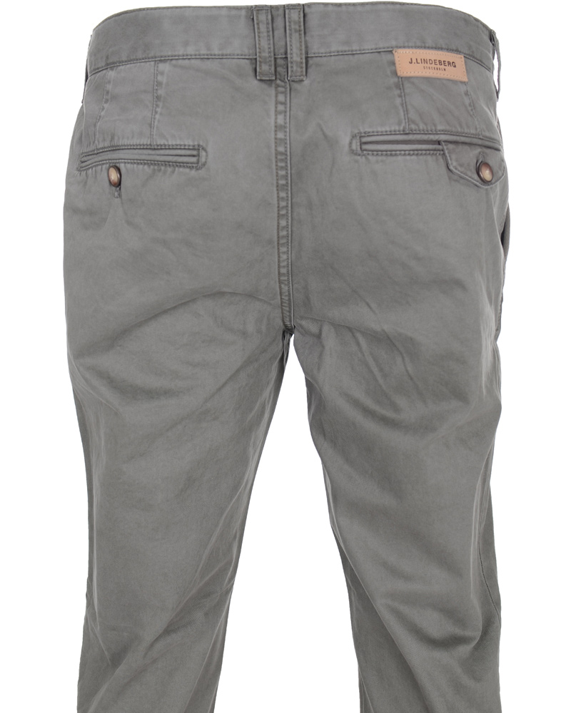 Herr | Byxor | J.Lindeberg | Chaze Season Cotton Chinos Mud Green