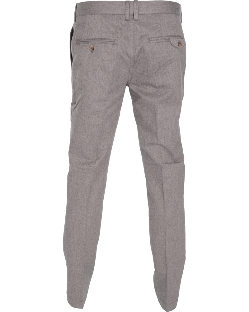 Herr | | J.Lindeberg | Flanel Twill Trouser Grey/Brown