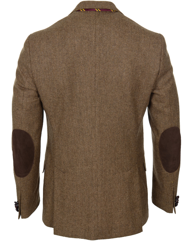 Herr | Kavajer | Morris | Marlow Birds Eye Blazer Brown