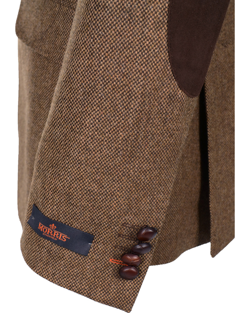 Herr | Kavajer | Morris | Marlow Birds Eye Blazer Brown