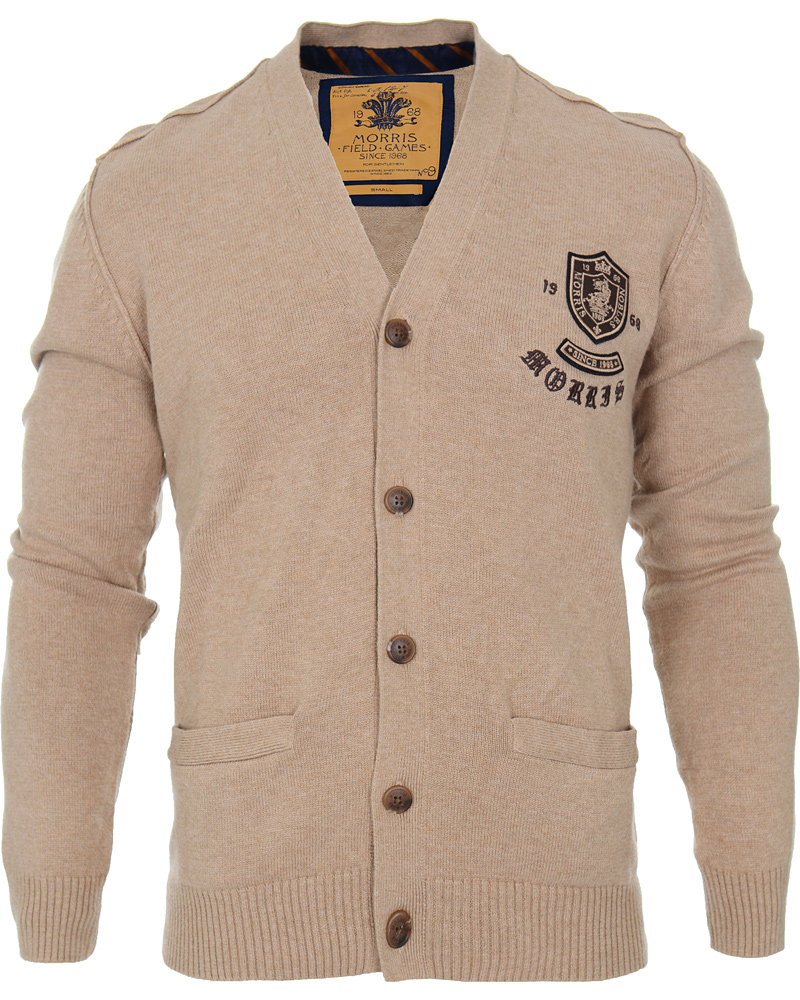 Herr | Tröjor | Morris | Bertie Cardigan Camel