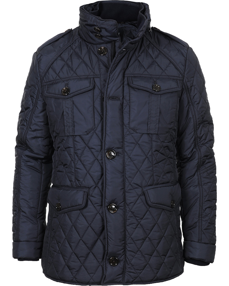 Herr | Jackor | Hackett | Holborn Quilted Jacket Navy
