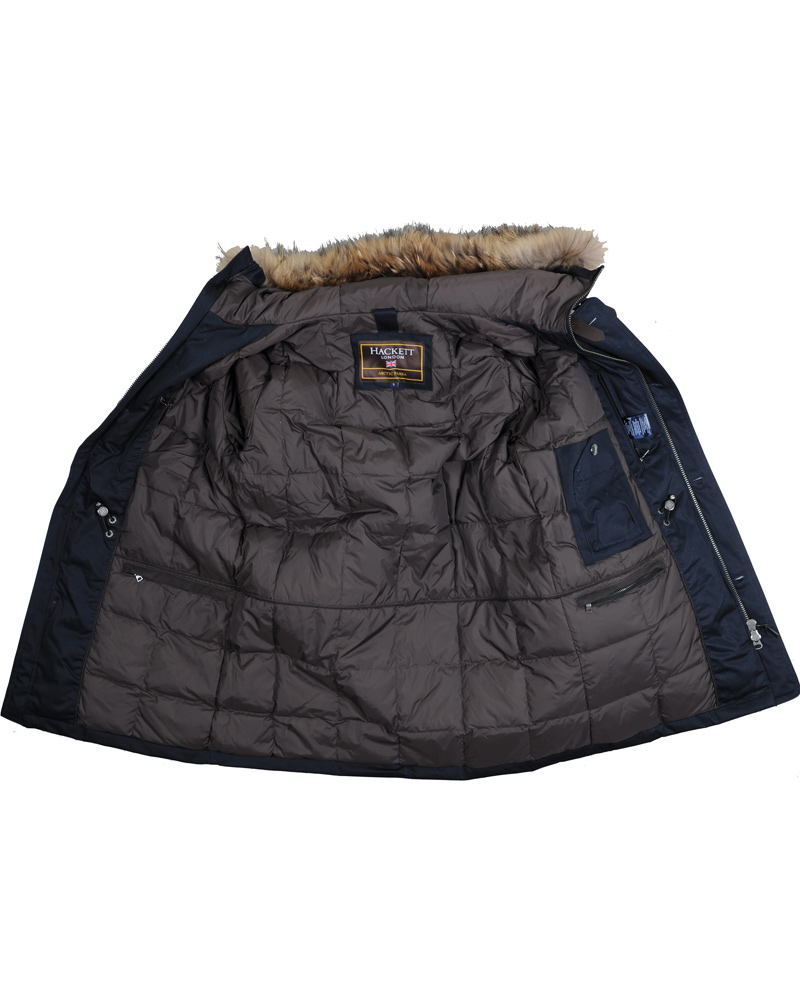 Hackett arctic parka navy sale