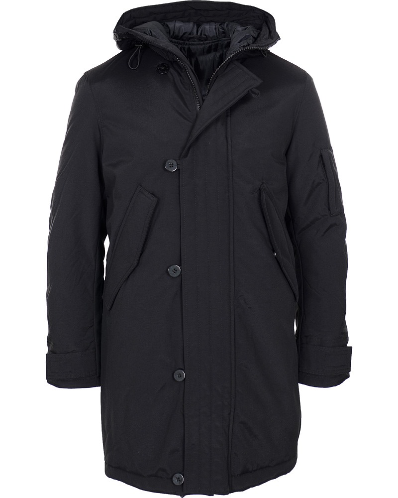 Herr | Jackor | Filippa K | Nylon Oxford Parka Black