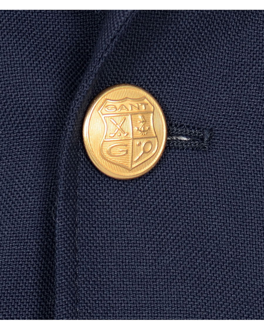 Herr | Kavajer | GANT Rugger | The Hopsack Jacket Navy