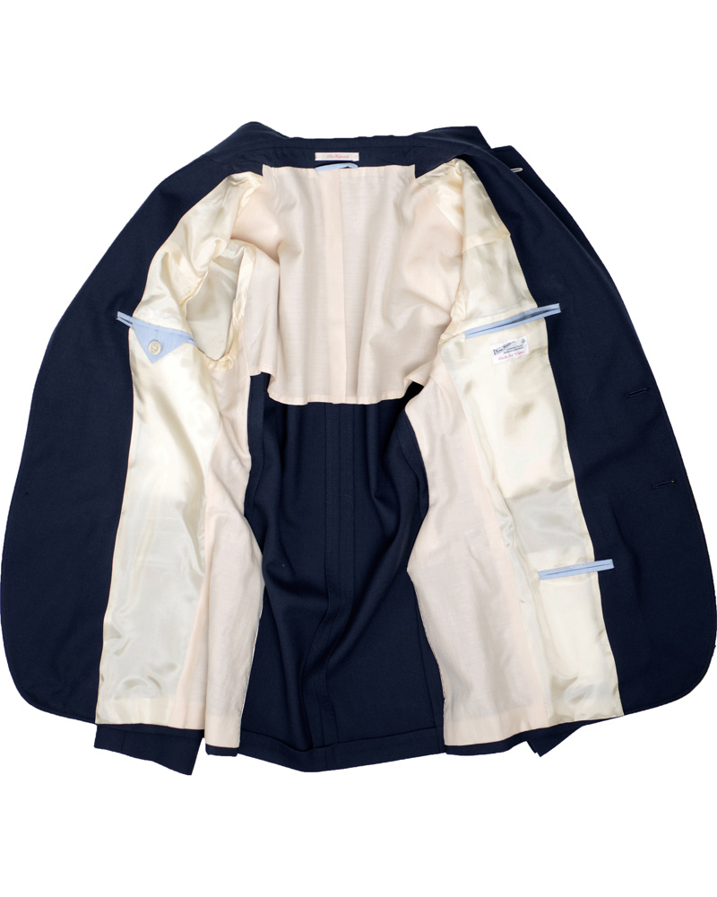 Herr | Kavajer | GANT Rugger | The Hopsack Jacket Navy