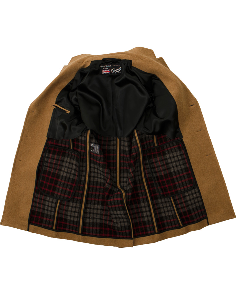 Herr | Jackor | Gloverall | Chesterfield Coat Tan