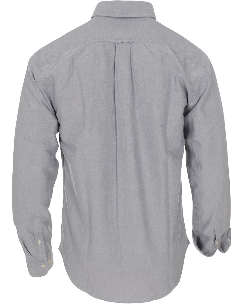 Herr | Skjortor | Boomerang | Tailored Fit B.D Oxford Shirt Grey Melange