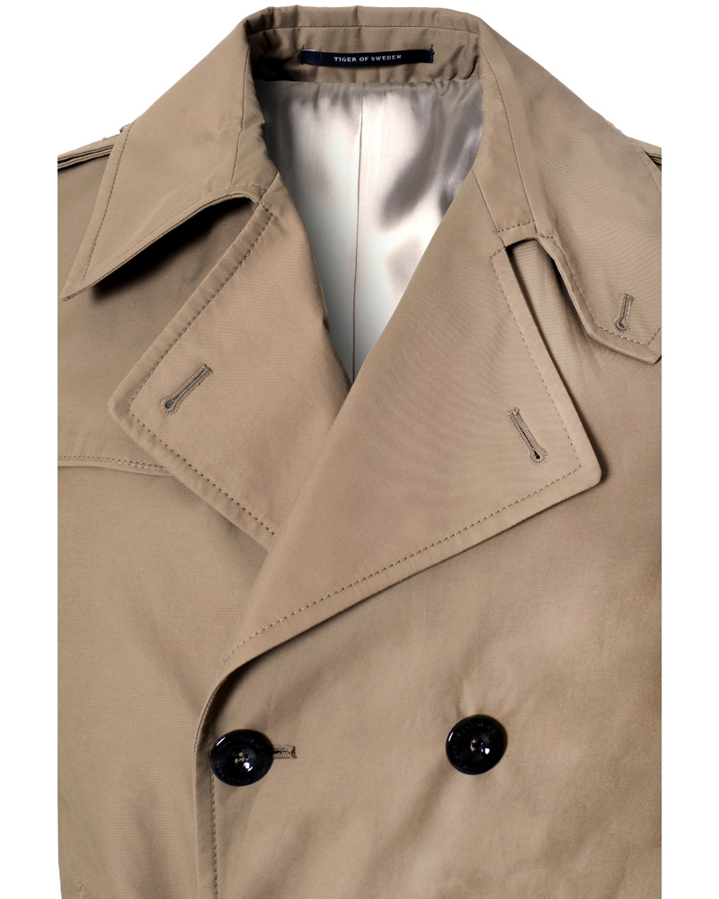 Herr | Jackor | Tiger of Sweden | Gil 3 Trenchcoat Khaki