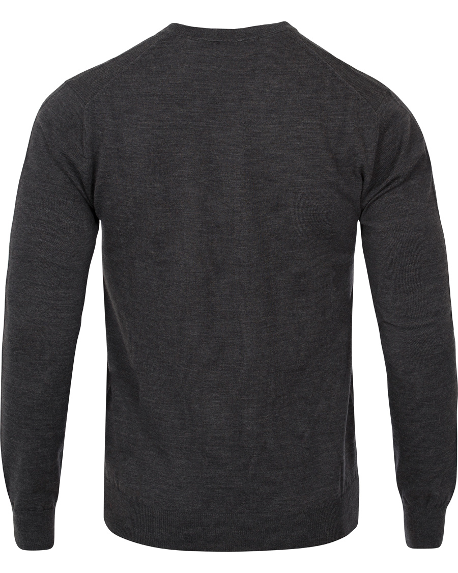 Herr | Tröjor | Tiger of Sweden | Harvard V-Neck Pullover Dark Grey