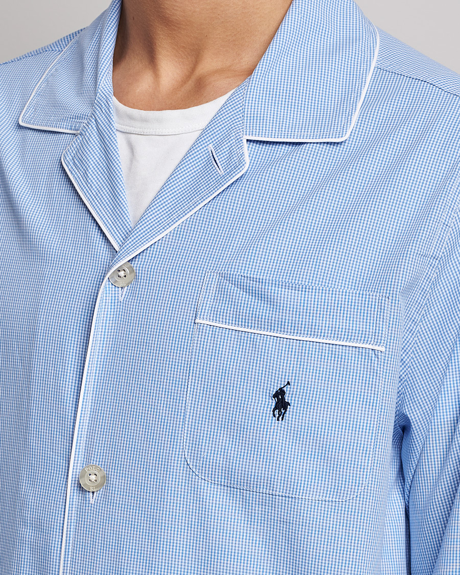 Herr | Pyjamas & Morgonrockar | Polo Ralph Lauren | Pyjama Set Mini Gingham Blue