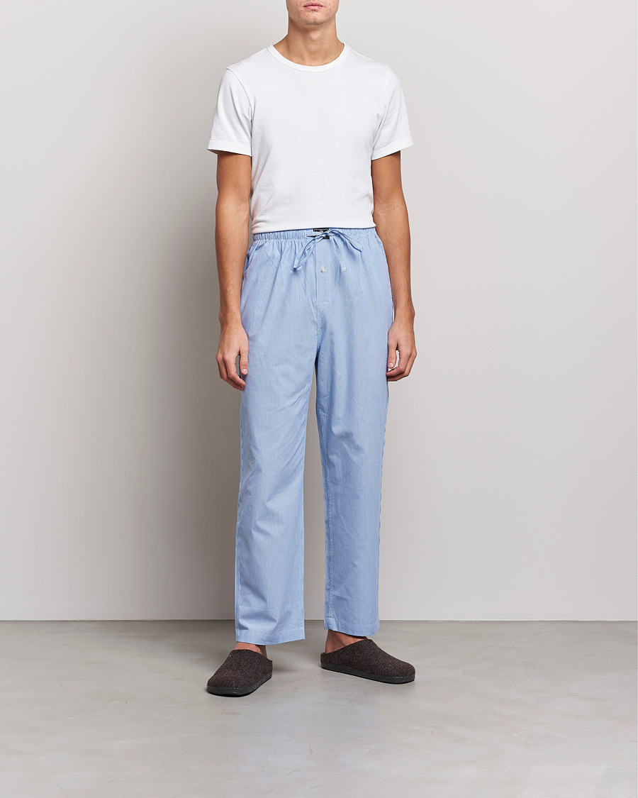 Herr | Loungewear | Polo Ralph Lauren | Pyjama Pant Mini Gingham Blue