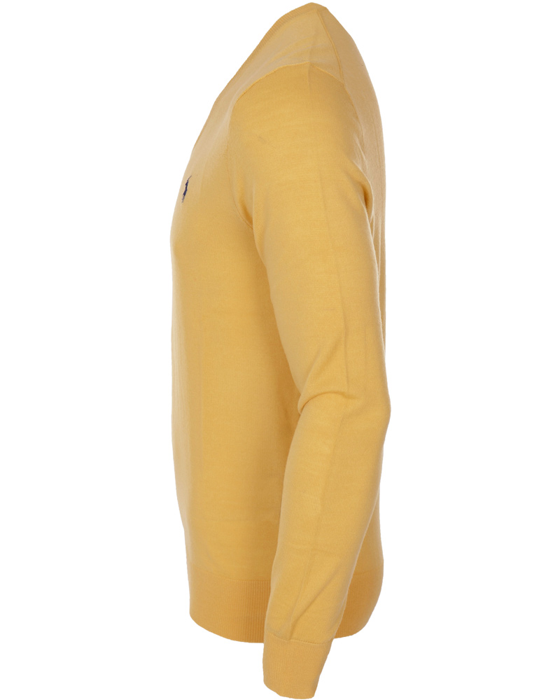 Herr | Tröjor | Polo Ralph Lauren | Merino V-Neck Morgan Yellow