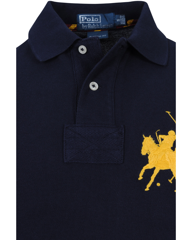 Herr | Pikéer | Polo Ralph Lauren | Custom Fit Dual Match Polo Navy