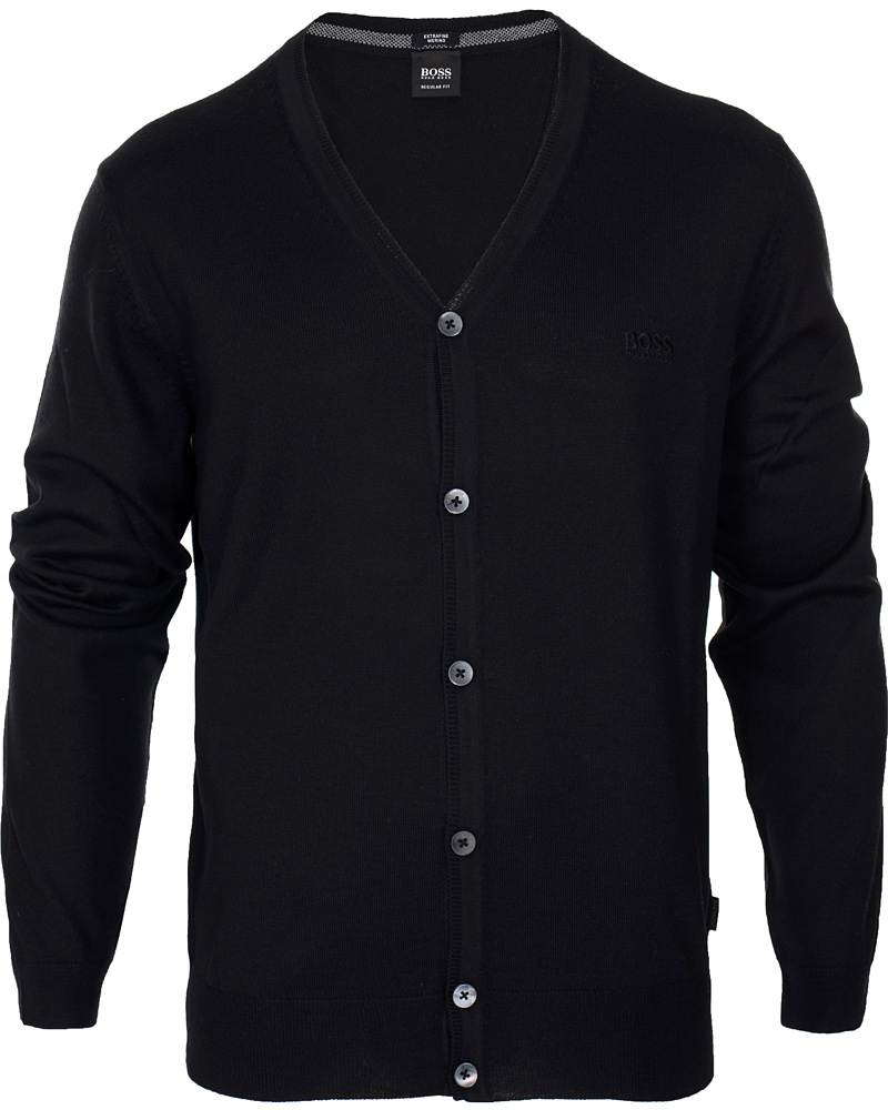 Herr | Tröjor | BOSS BLACK | BOSS Bario-B Cardigan Black