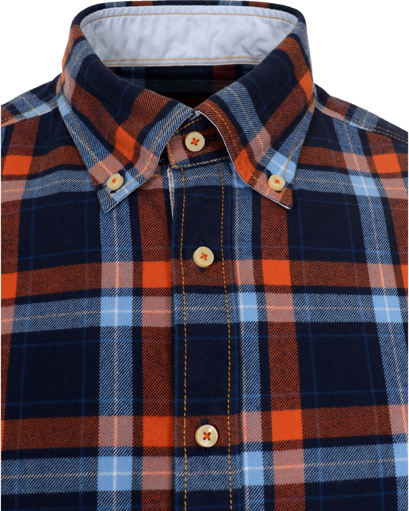 Herr | Skjortor | Stenströms | Skjorta Sport Flanell Navy