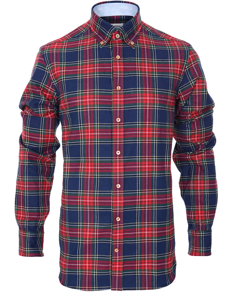 Herr | Skjortor | Stenströms | Skjorta Sport Flanell Red