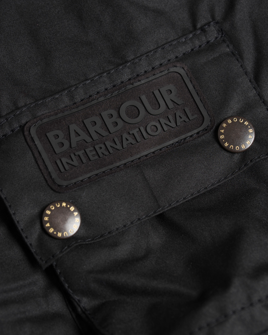 Herr | Jackor | Barbour International | Fog Parka Black