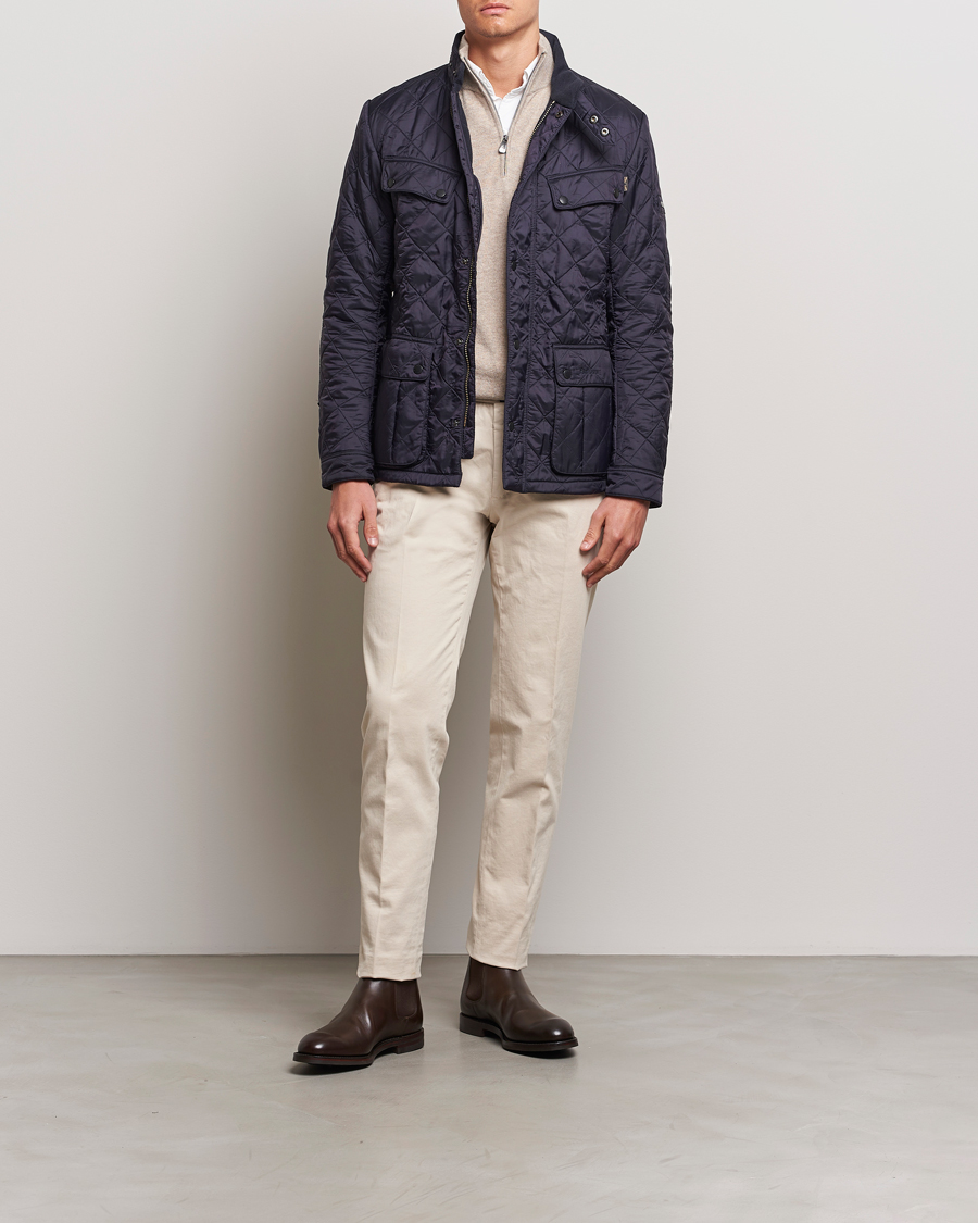 Herr | Jackor | Barbour International | Ariel Polarquilt International Jacket Navy