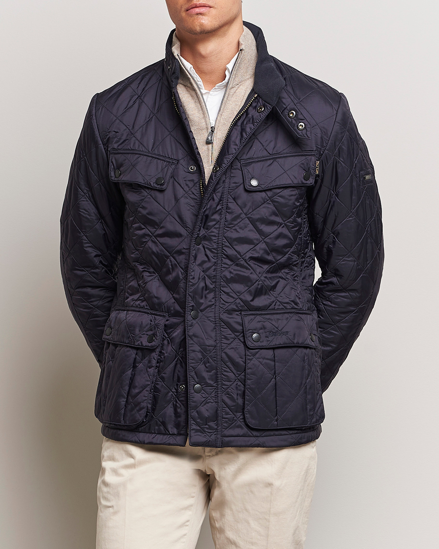 Herr | Barbour International | Barbour International | Ariel Polarquilt International Jacket Navy