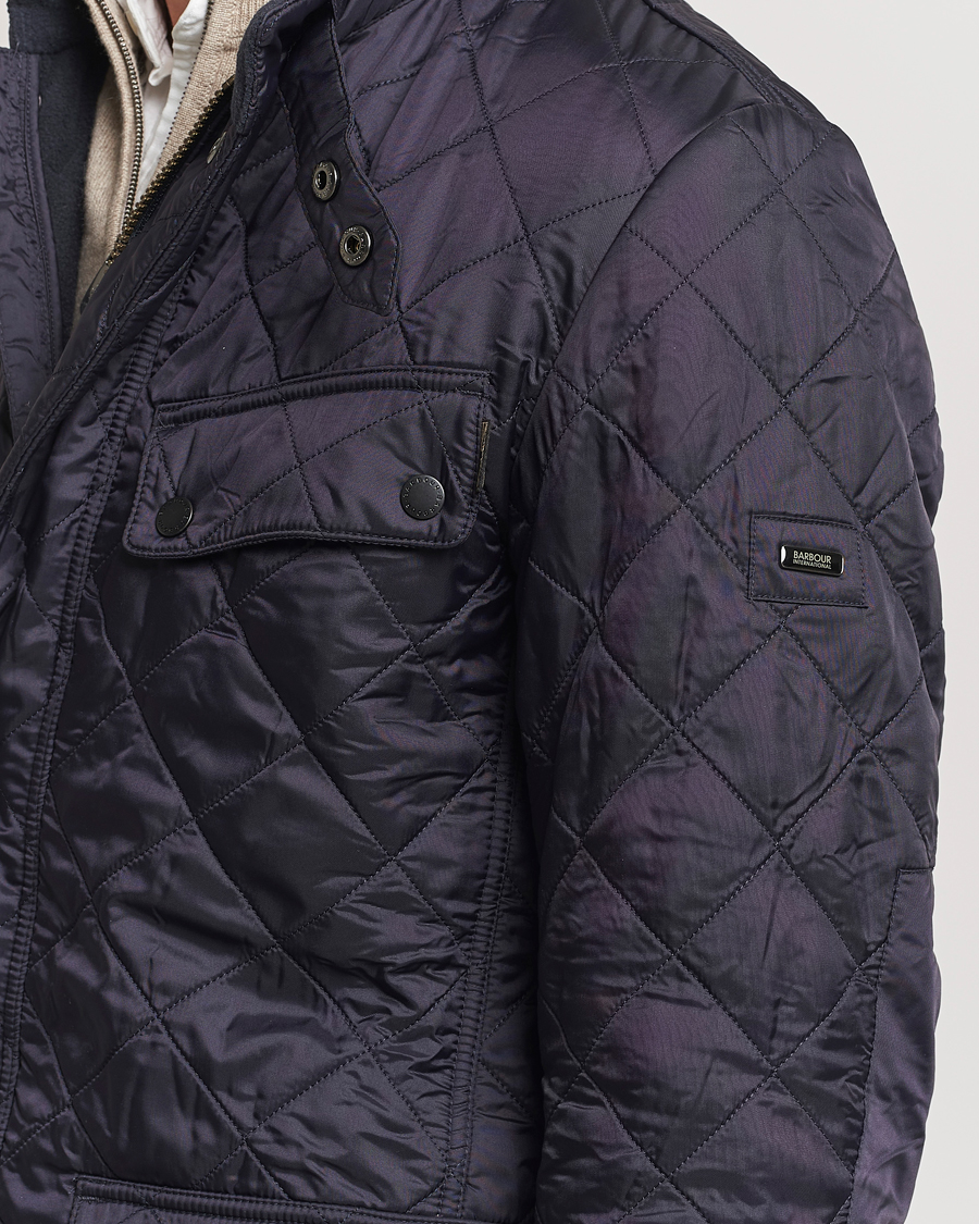 Herr | Jackor | Barbour International | Ariel Polarquilt International Jacket Navy